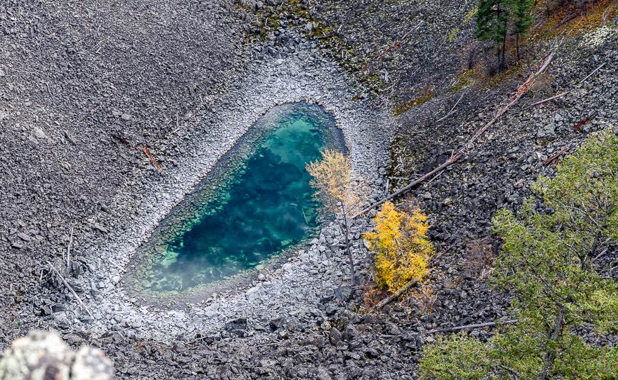 Brilliantly coloured Devils Hole