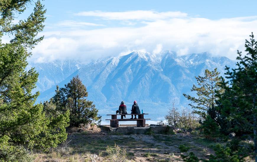 Gorgeous views from the Eager Peak summit