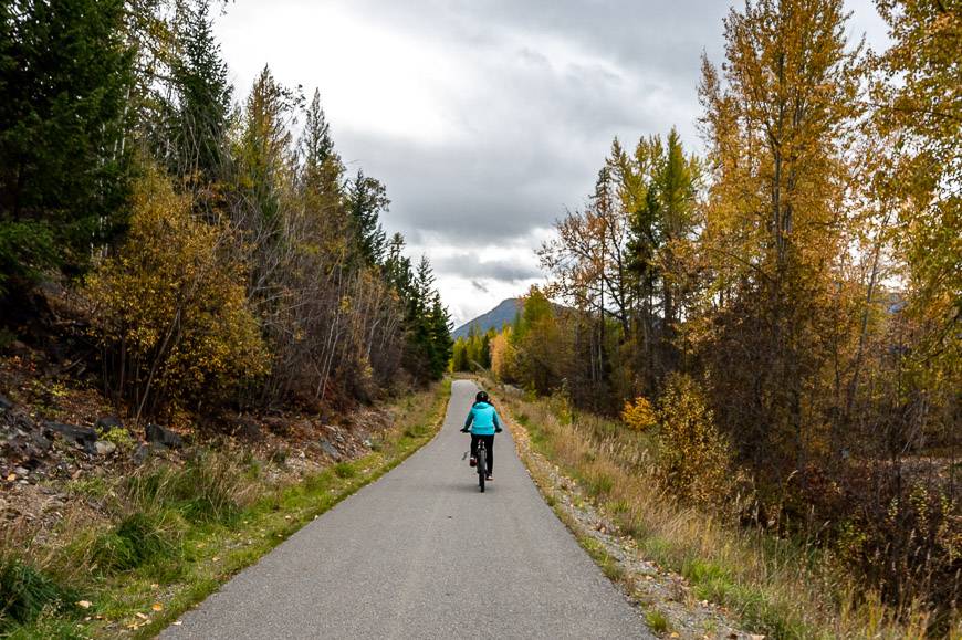 It feels very safe to cycle the NorthStar Rails to Trails solo