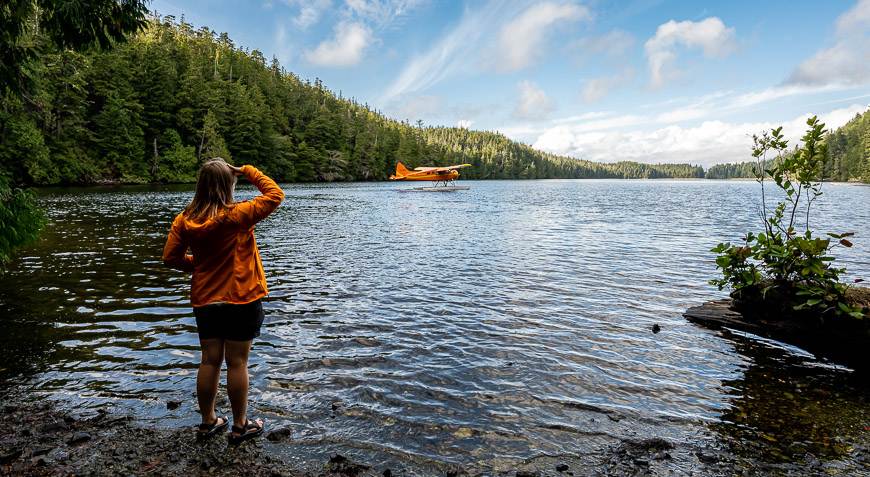 Saying goodbye to our float plane