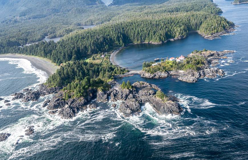 The end point of the Nootka Trail is at Friendly Cove