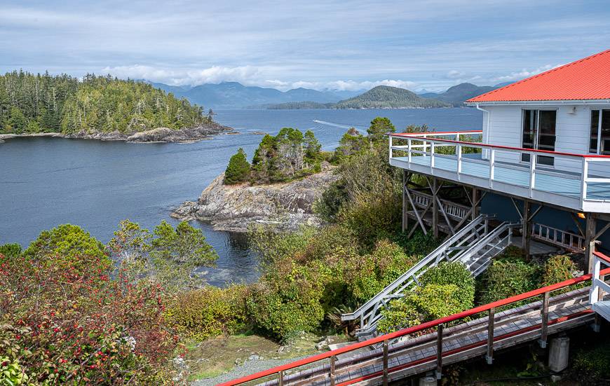 Beautiful view from the year-round manned lighthouse at Friendly Cove