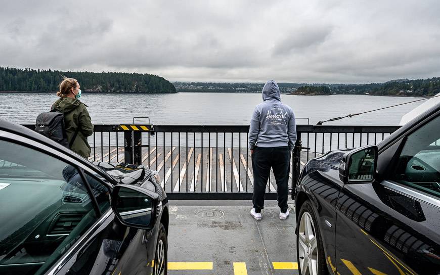 On the ferry from Horseshoe Bay to Departure Bay in Nanaimo