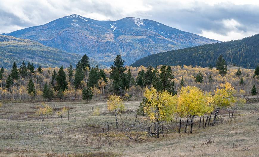 October colours on the Wycliff Buttes hike