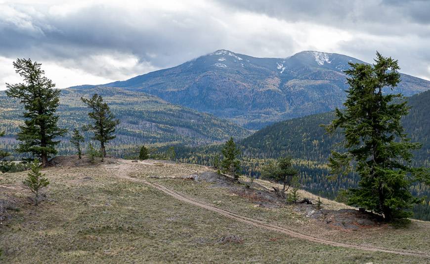 Trails on top of the buttes