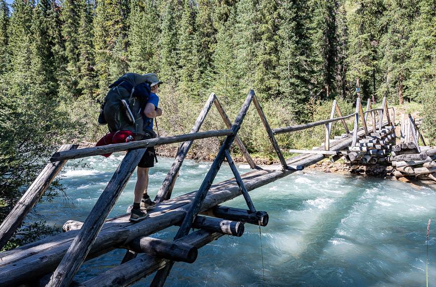 Leaving the Brazeau River Campground 