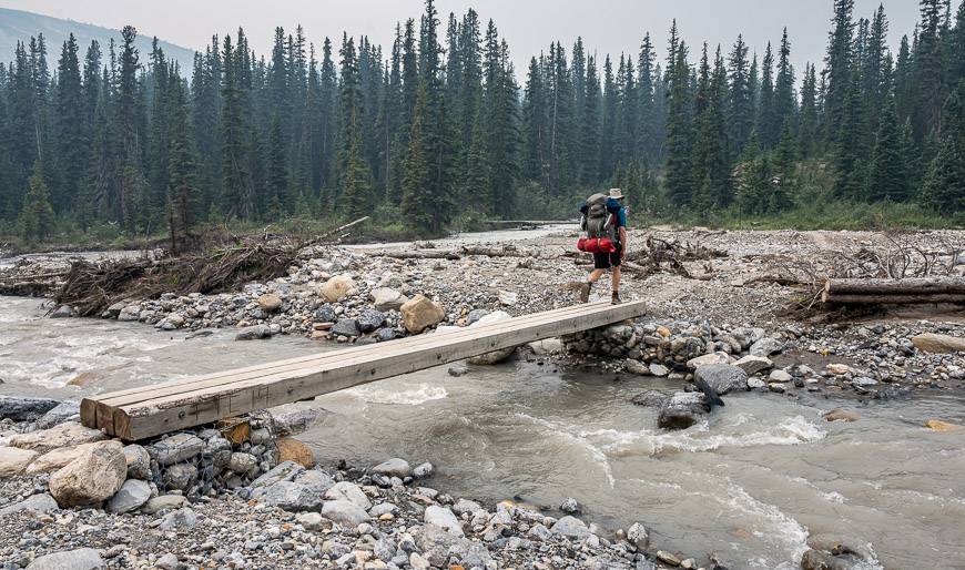 On the home stretch on the the Brazeau River loop