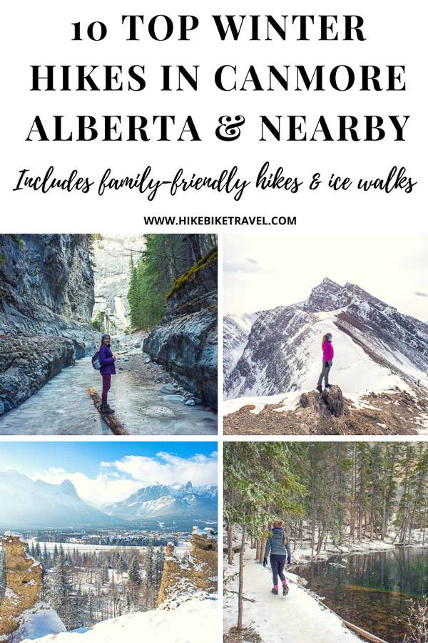 Top 10 winter hikes in Canmore Alberta and nearby