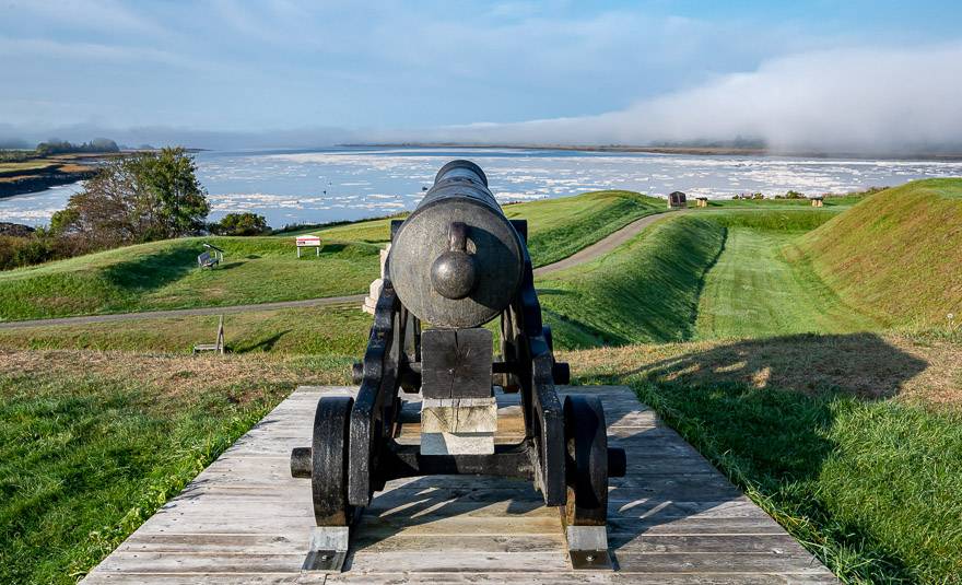 In position guarding Annapolis Royal