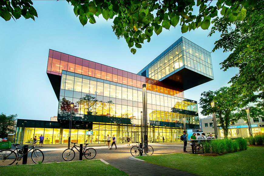 The Halifax Central Library at twilight - Photo credit: Discover Halifax