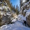 Winter hikes in Banff with Johnston Canyon a top pick