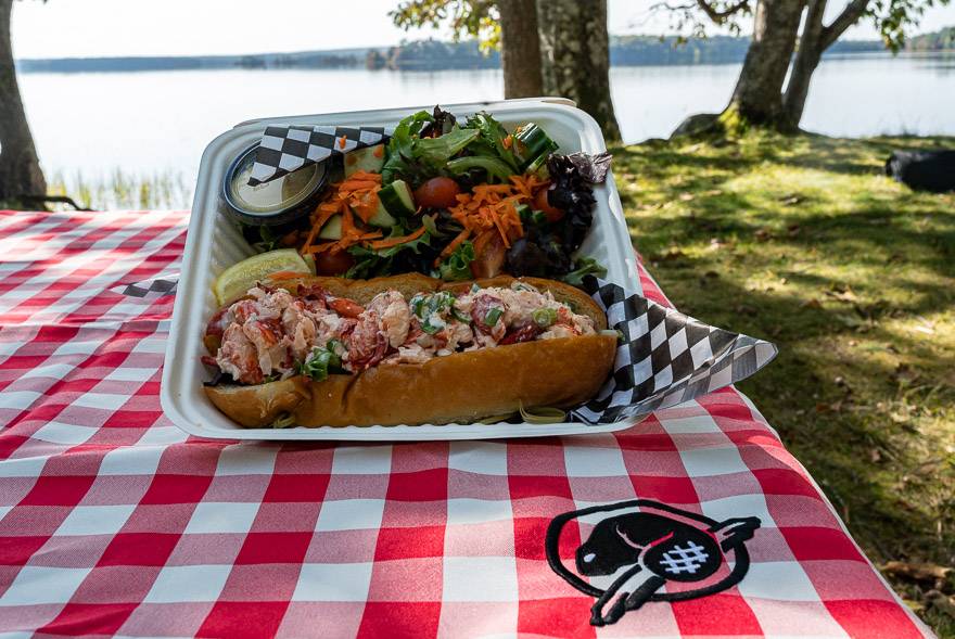 One of the Parks Canada Perfect Picnic lobster rolls I enjoyed