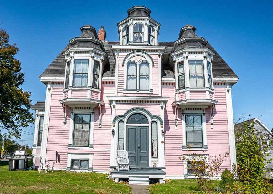 The pink house is the wedding cake house