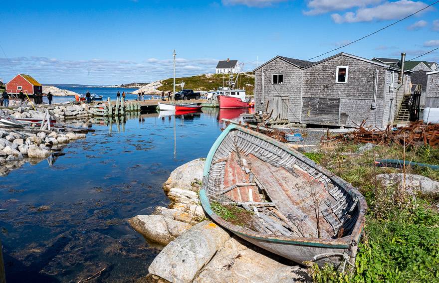 Peggy's Cove is an authentic fishing village