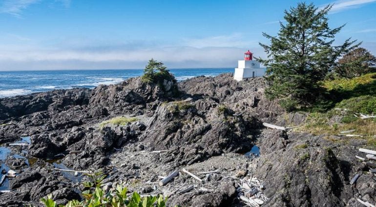 Rugged scenery on the Lighthouse Loop Trail