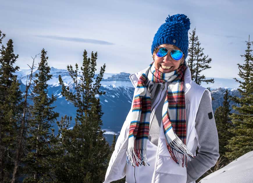 Dress in layers with a warm hat and non-cotton wicking clothing
