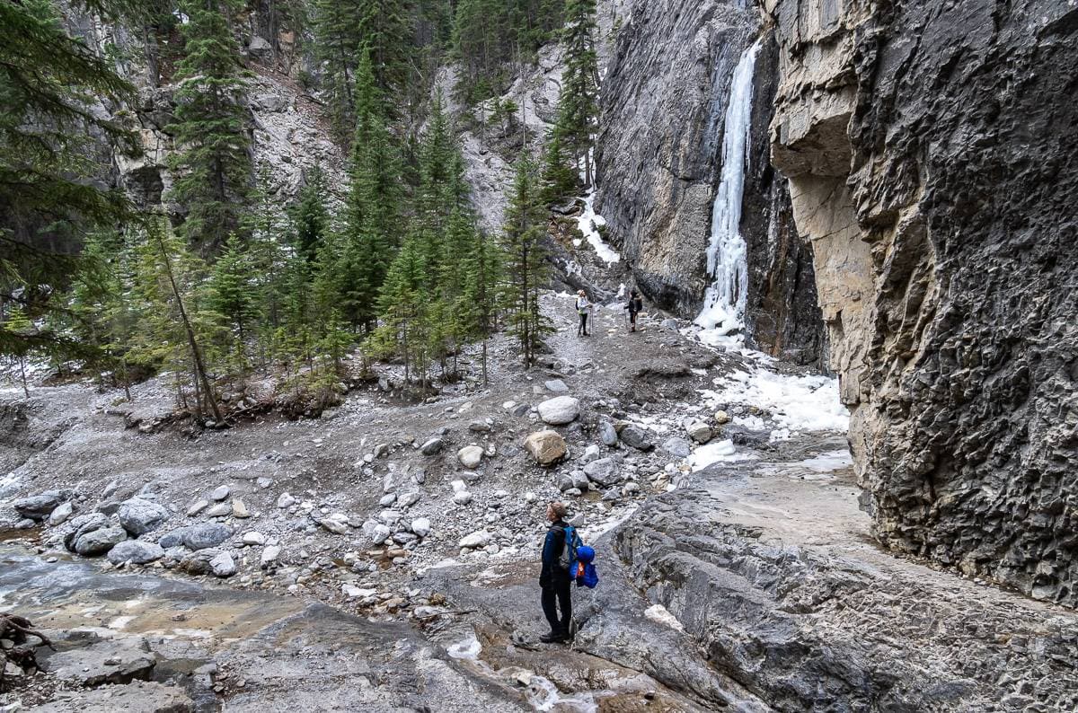 This is what Grotto Canyon looks like if you go in late November