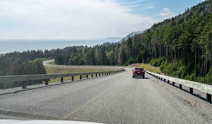 Views near the east end of the parkway