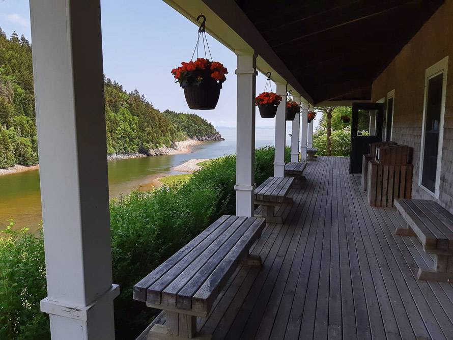 View of the Big Salmon River from the Interpretive Centre