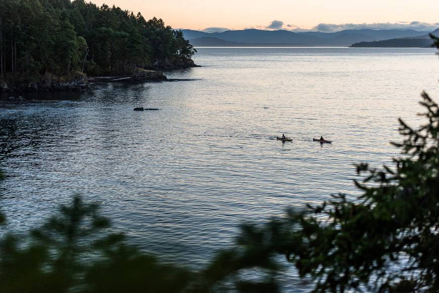 Kayaking from Pender Island - Credit: Destination BC/Reuben Krabbe