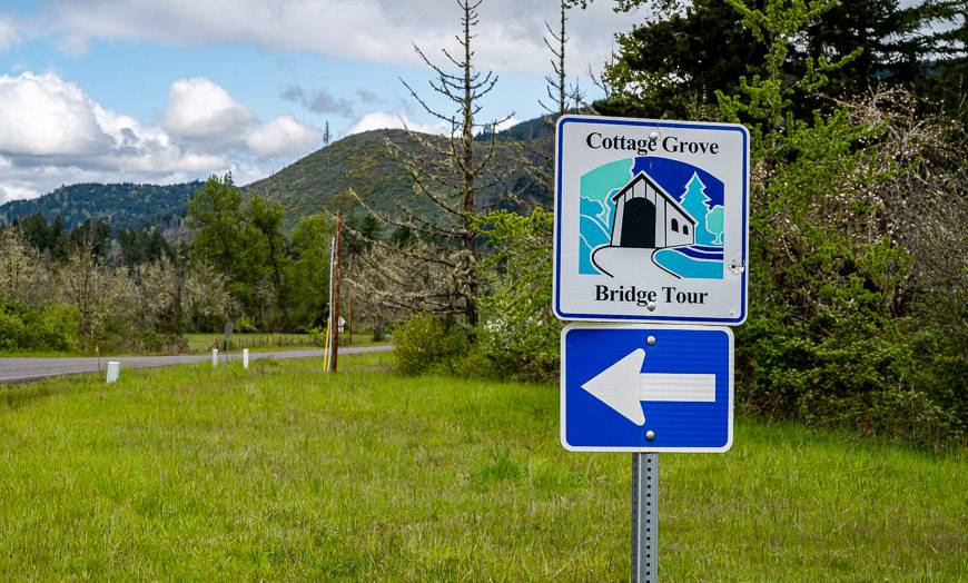 Good signage along the route