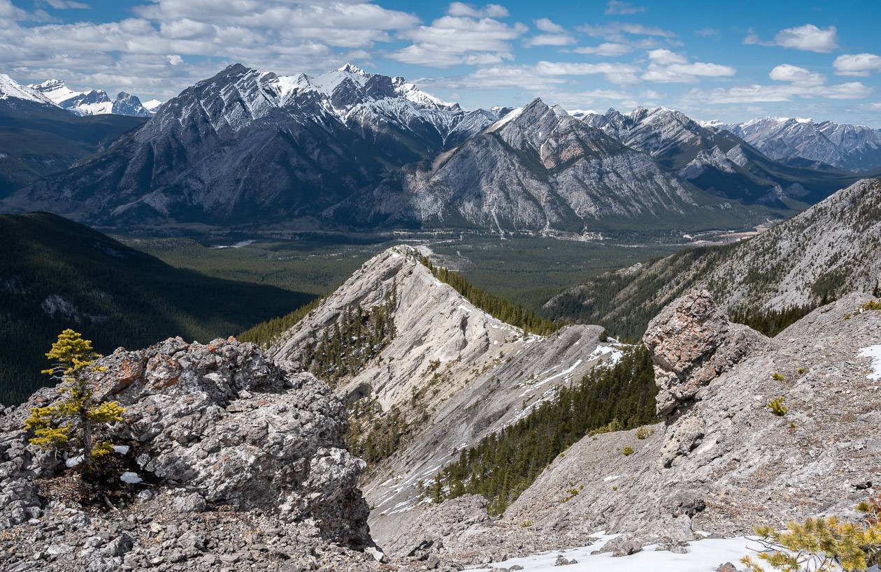 Panoramic view from Porcupine Ridge 