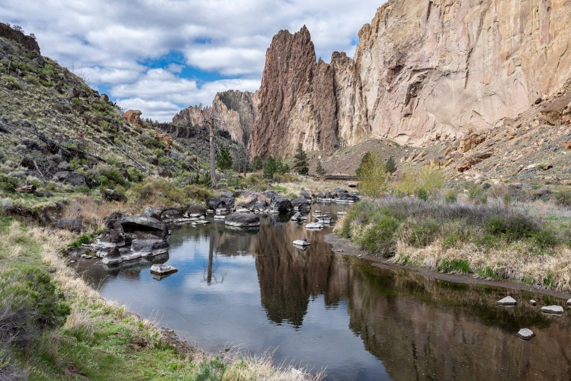 Spectacular scenery in Smith Rock State Park