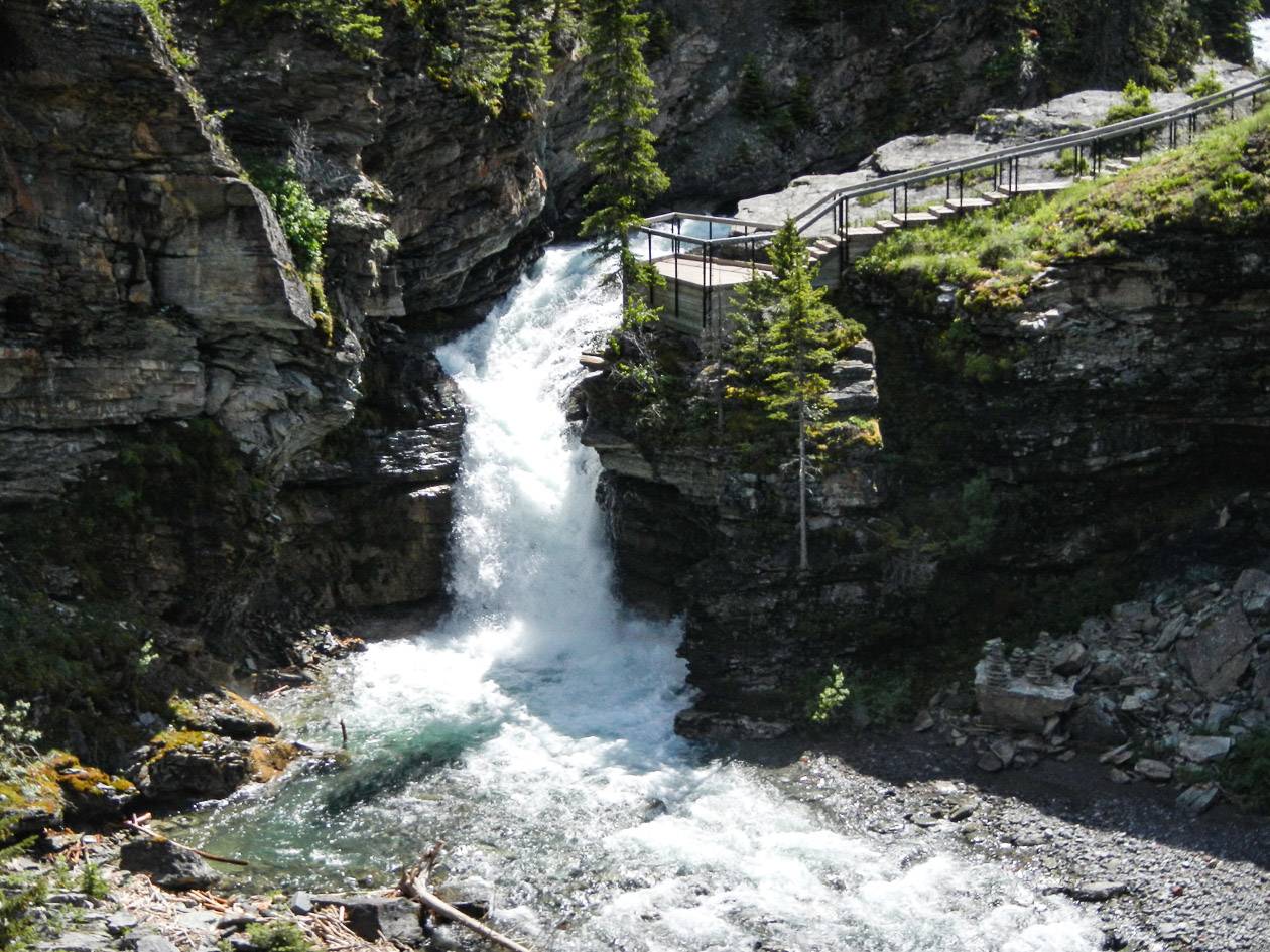 One of the Alberta waterfalls in Waterton - Blakiston Falls - Photo credit: Al on Flickr Creative Commons