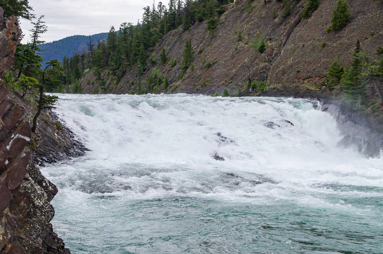 Bow Falls in Banff are very accessible