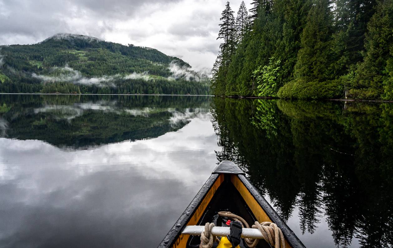 Dodd Lake is about 7 km long