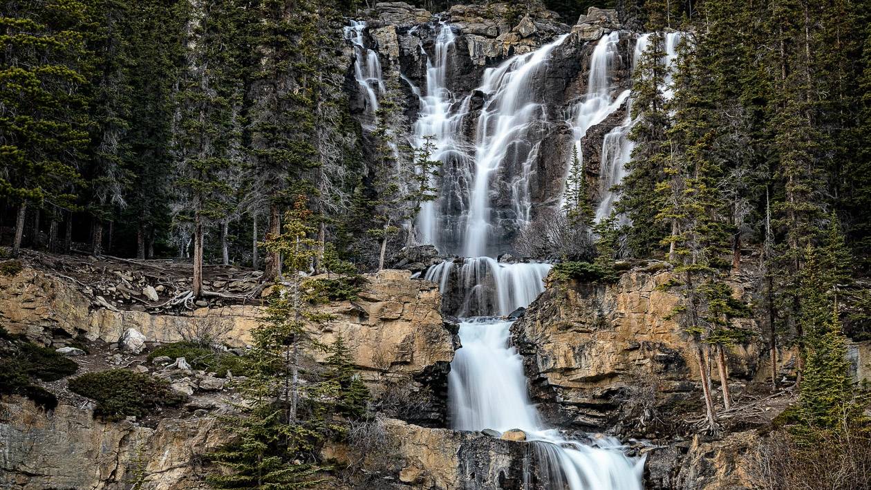 Tangle Falls in Jasper National Park - Credit: JD Hascup on Flickr Creative Commons