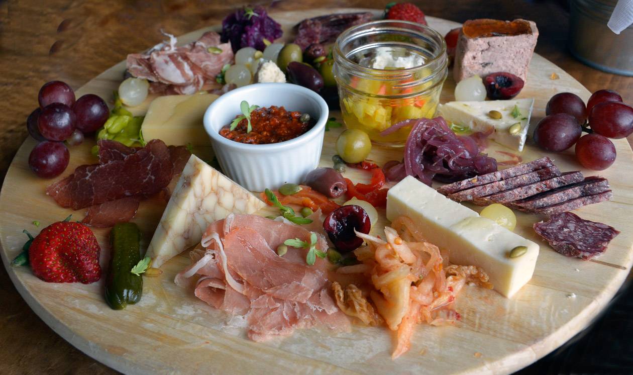 Charcuterie at the Cliffhouse Bistro at Mount Norquay