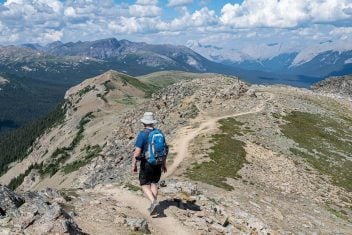 The Bald Hills hike is one of the top hikes in Jasper