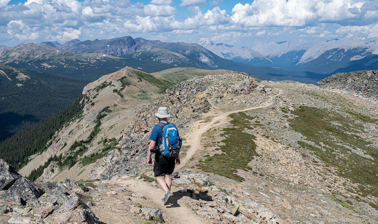 The Bald Hills hike is one of the top hikes in Jasper