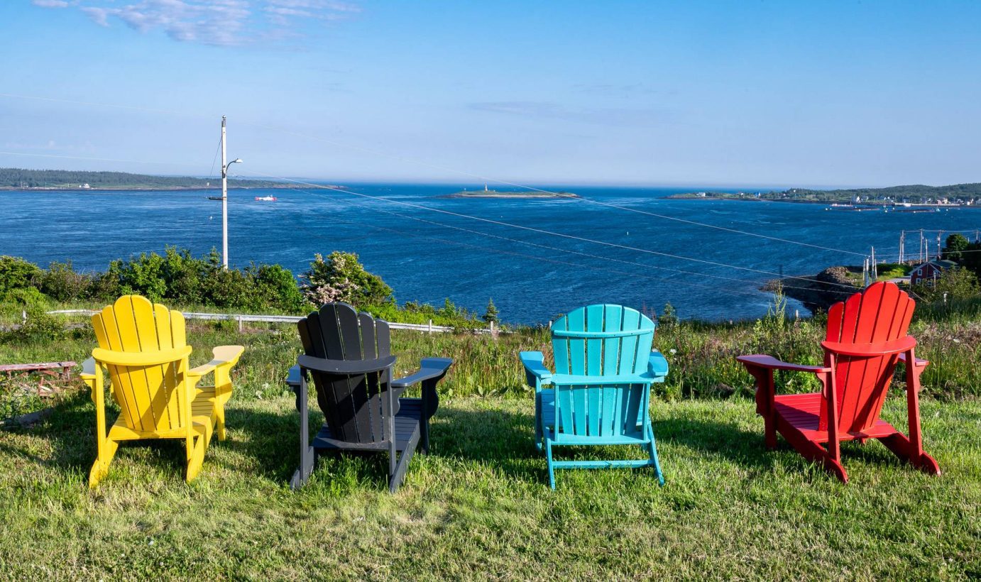 A view from the Brier Island Lodge