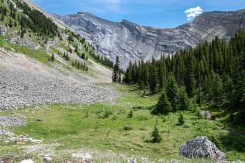 The Cascade Amphitheatre in Banff National Park