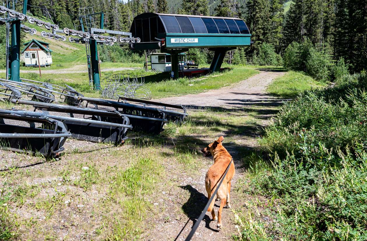 Arrival at the Mystic Chairlift