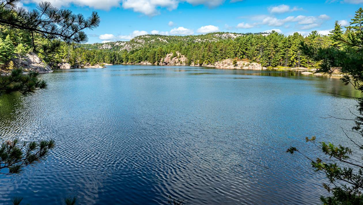 View of A.Y. Jackson Lake from the La Cloche Silhouette Trail 