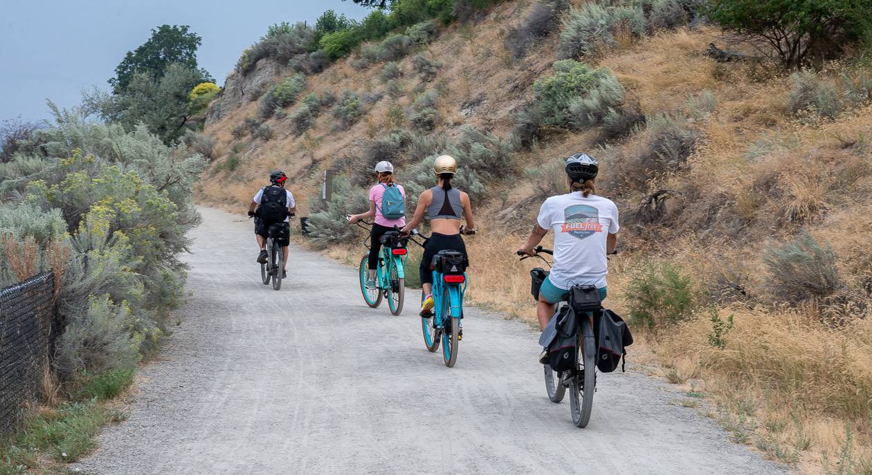 Scenic and exceptionally fun biking on the Kettle Valley Railway out of Penticton