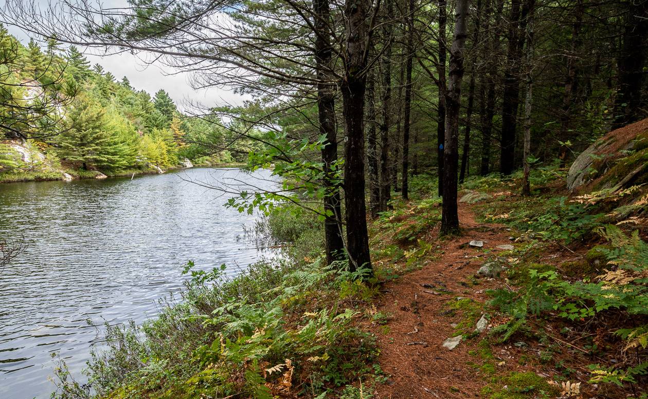 Three lakes near campsites H22 and H23 are particularly pretty