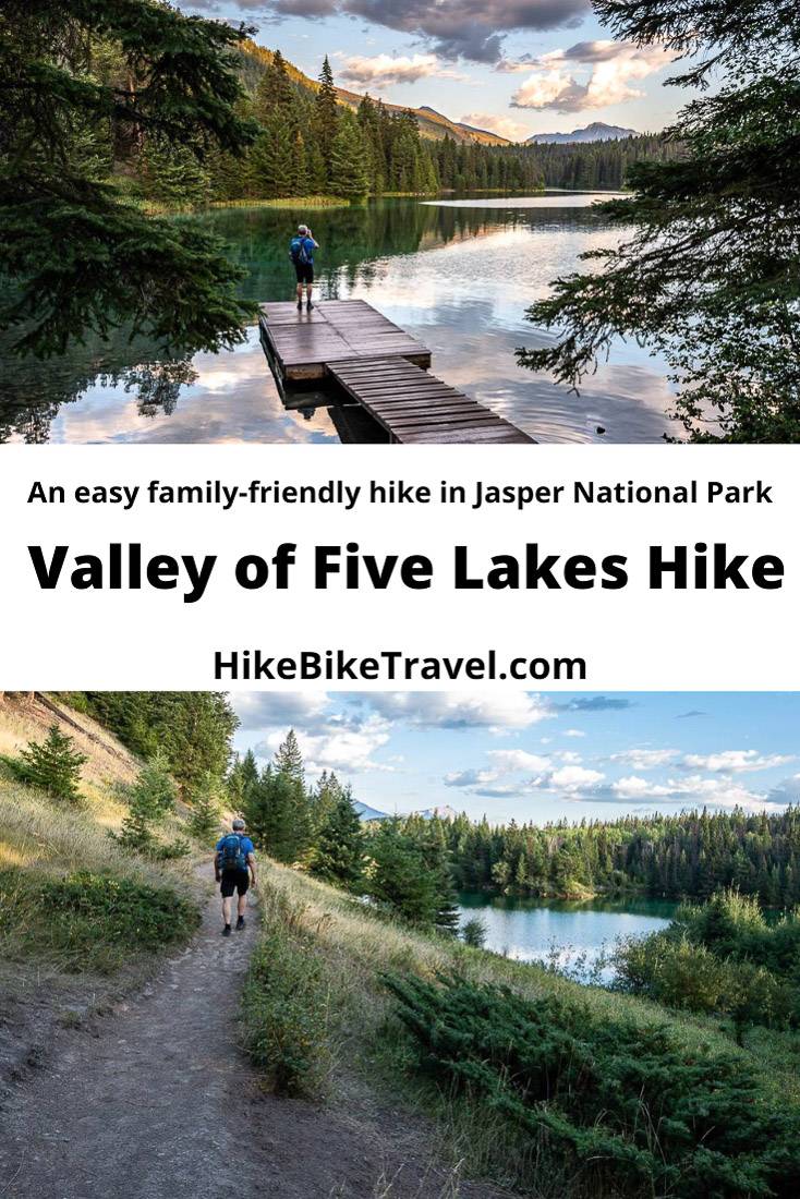 Valley of the Five Lakes hike - easy & family friendly in Jasper National Park