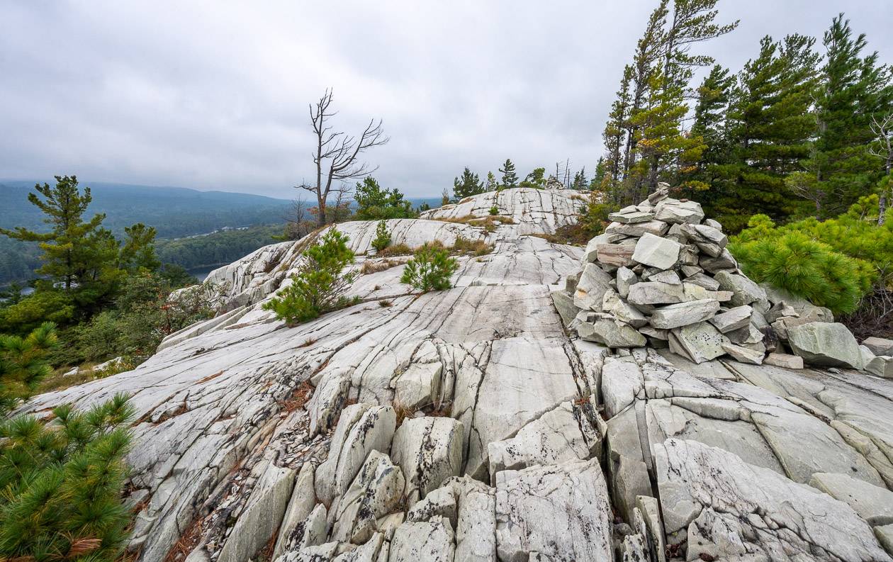 Note the size of the cairn 