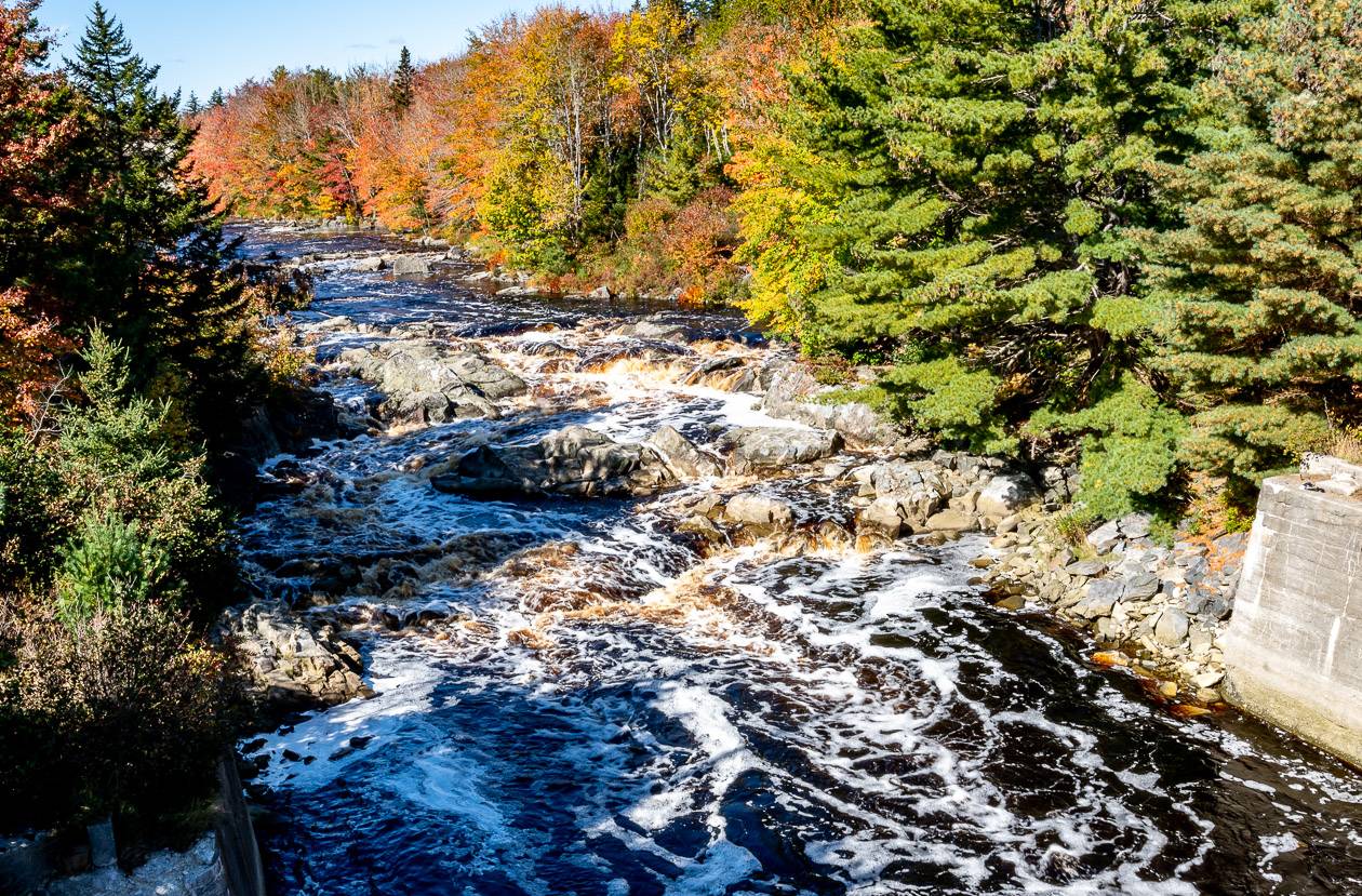 The Broad River near Summerville Beach is worth a stop in the fall