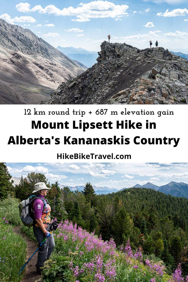 The 12 km Mount Lipsett hike in Alberta's Kananaskis Country offers great views & colours in fall