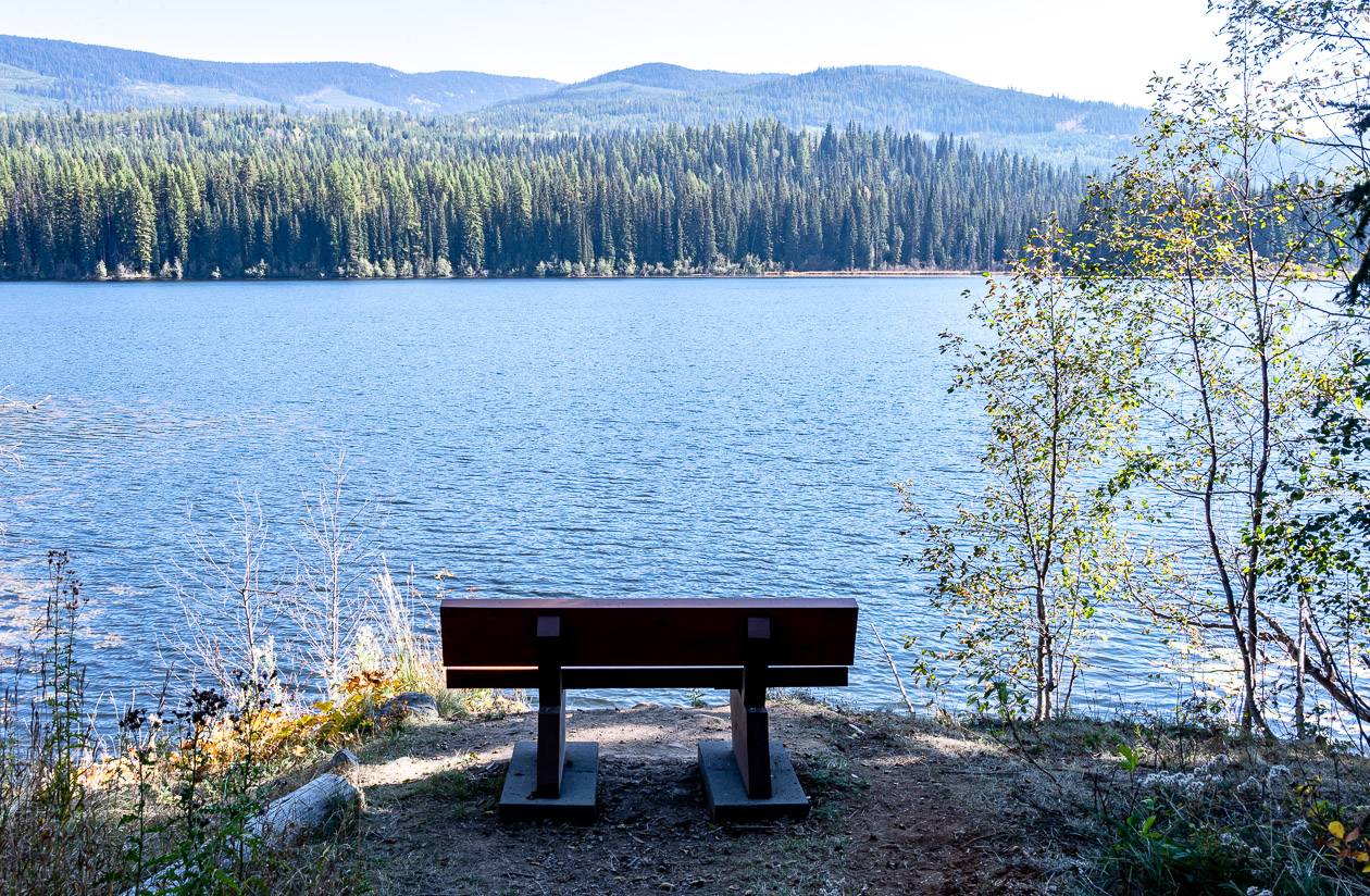 Beautiful views of Nancy Green Lake 