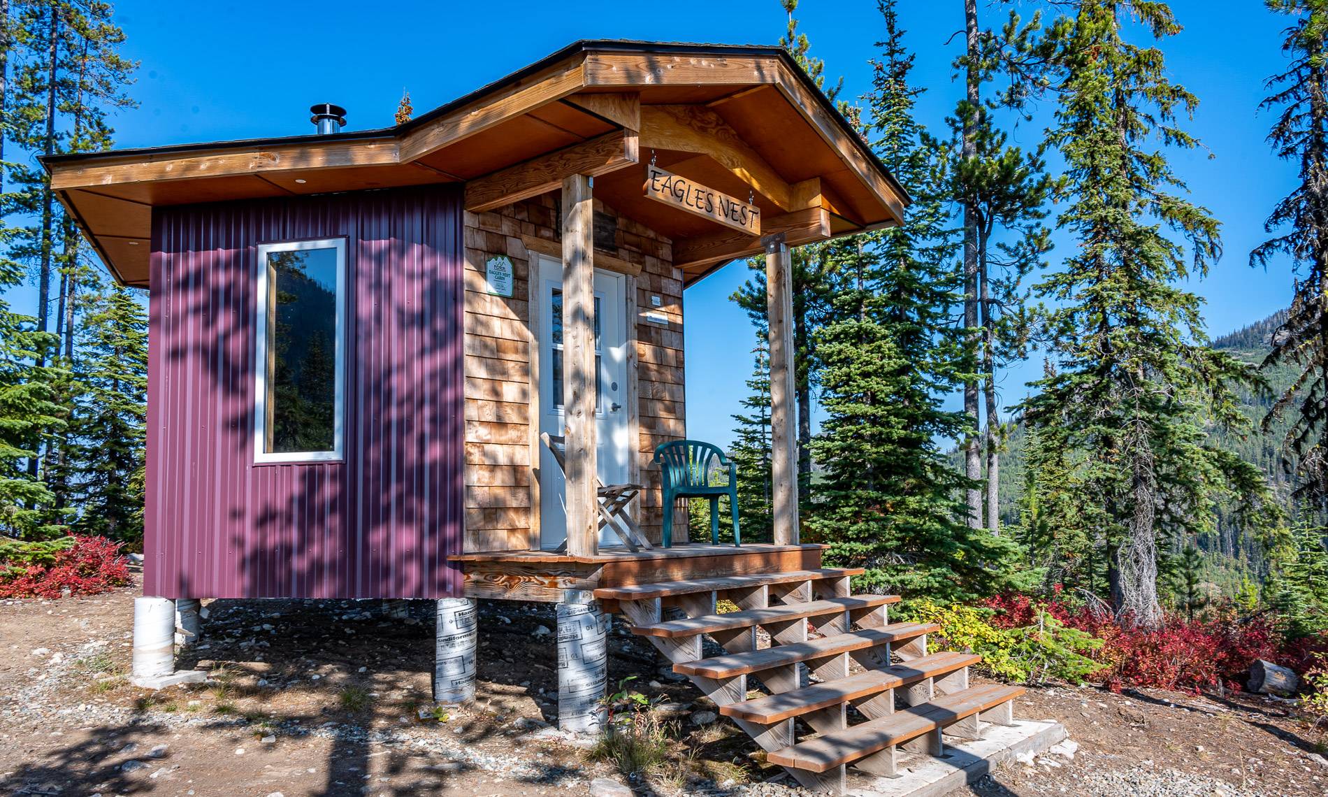 Eagle's Nest Cabin is a great place to catch a sunset