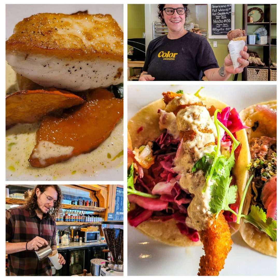 A sampling of food in Rossland 