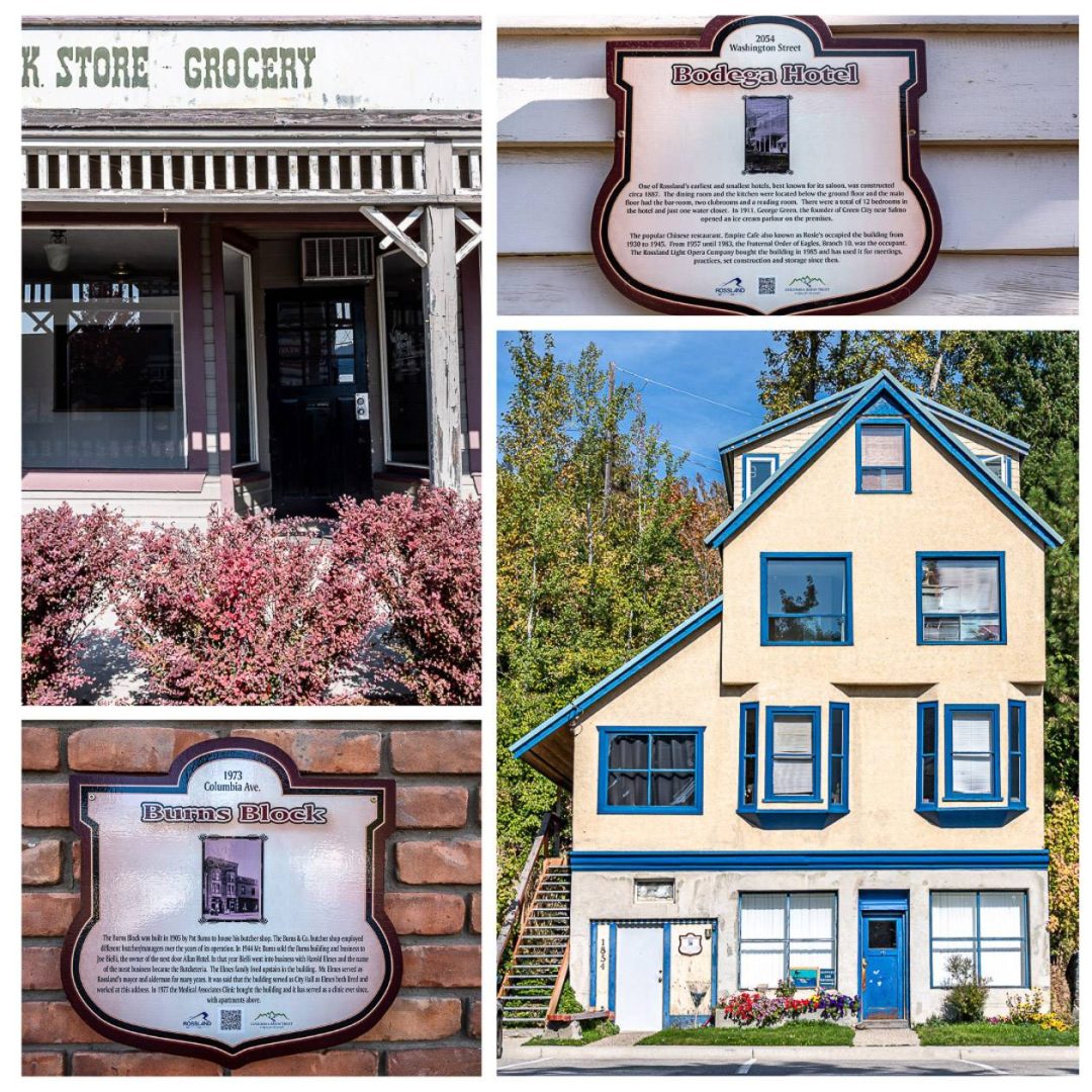 A few of the historical buildings - but they are all indicated by plaques near the front door