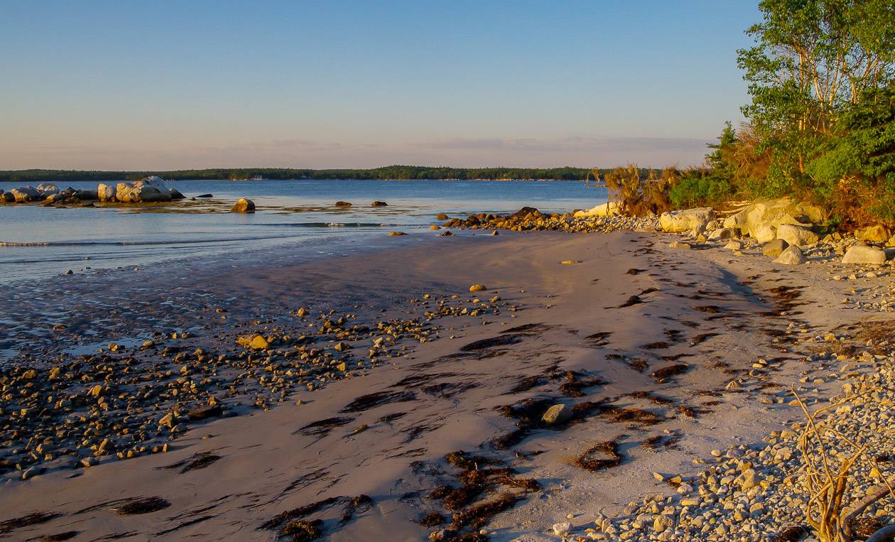 The beach in Thomas Raddall Provincial Park isn't long but it's a beauty