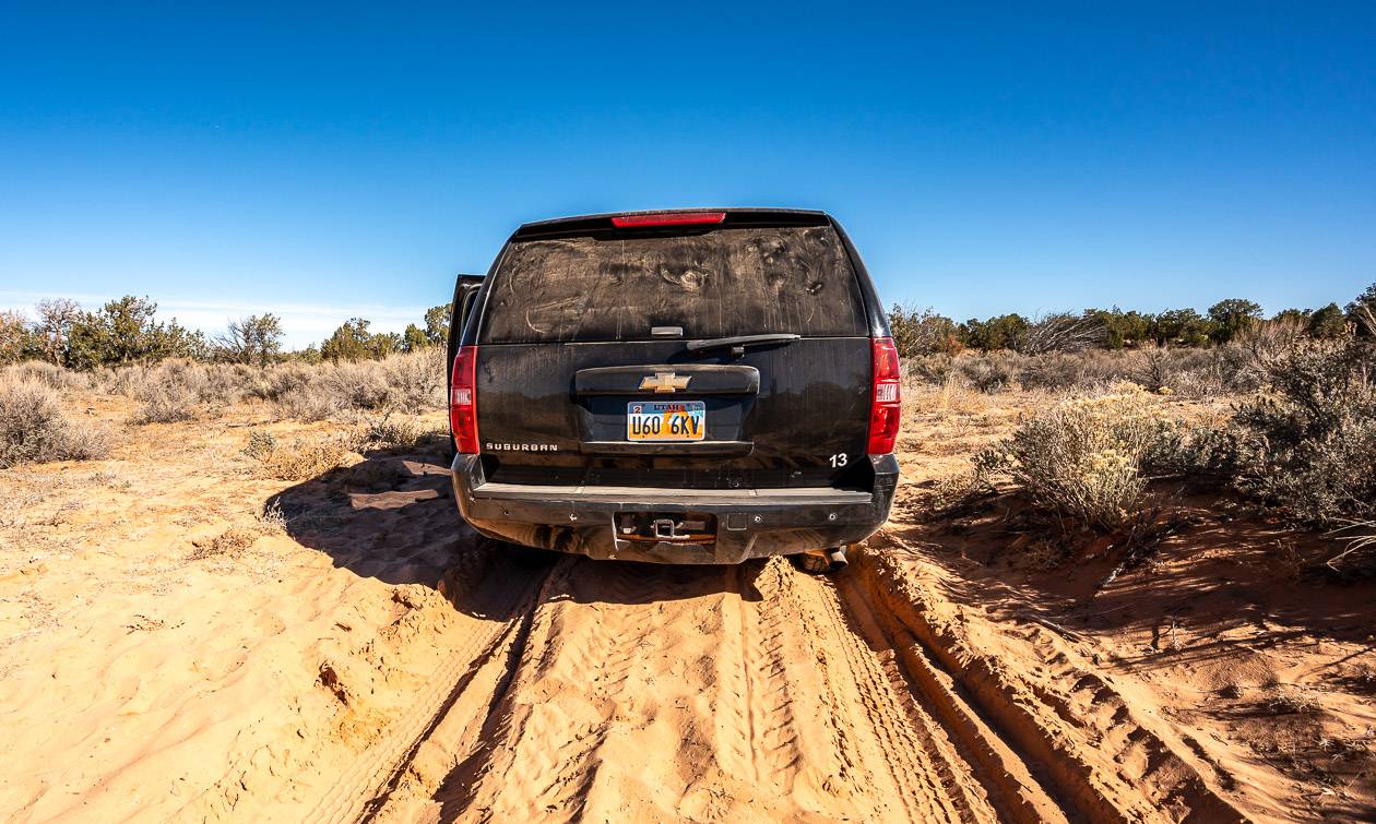 This isn't even the deep sand that we drove through